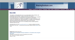 Desktop Screenshot of bracingscoliosis.com